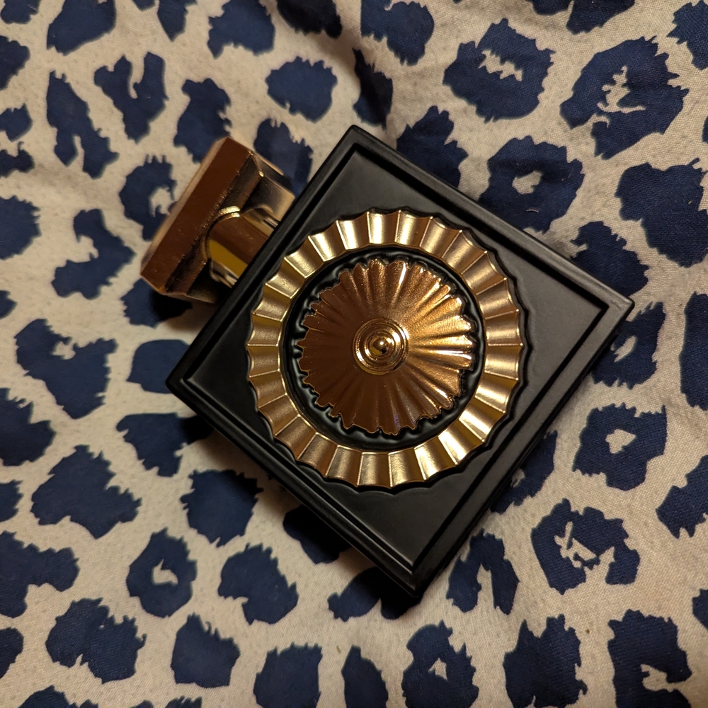 Black and Gold Decorative Perfume Bottle